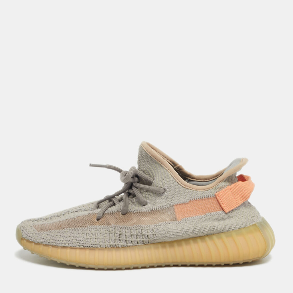 Yeezy x Adidas Grey Knit Fabric Boost 350 V2 Low Top Sneakers Size 41.5 Yeezy x Adidas Grey Knit Fabric Boost 350 V2 Low Top Sneakers Size 41.5