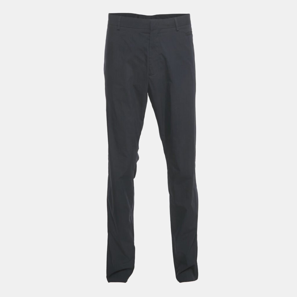 Z Zegna Navy Blue Cotton Blend Straight Fit Trousers 4XL Z Zegna Navy Blue Cotton Blend Straight Fit Trousers 4XL