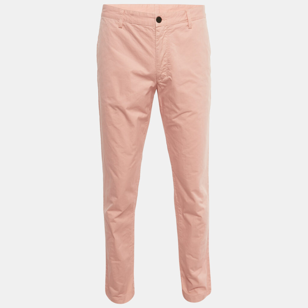 Zadig & Voltaire Pink Cotton Patrick Chino Trousers XL Zadig & Voltaire Pink Cotton Patrick Chino Trousers XL