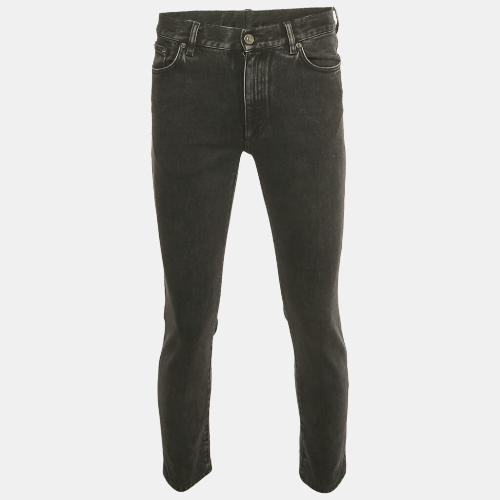 Zegna Faded Black Denim Slim Fit Jeans M/Waist 30" Zegna Faded Black Denim Slim Fit Jeans M/Waist 30"