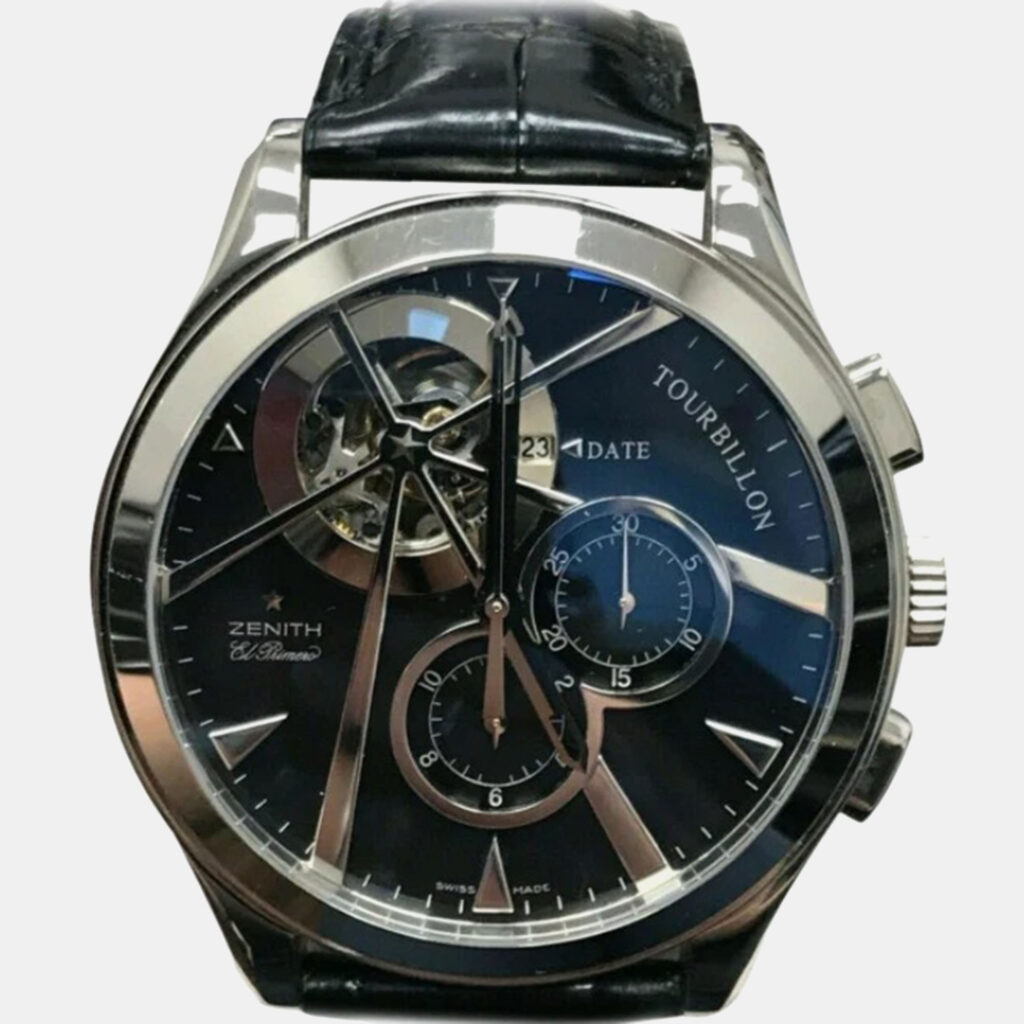 Zenith Grande Class Tourbillon 65.0520.4035/21.C492 Automatic 18K White Gold Men's Wristwatch 45 mm Zenith Grande Class Tourbillon 65.0520.4035/21.C492 Automatic 18K White Gold Men's Wristwatch 45 mm