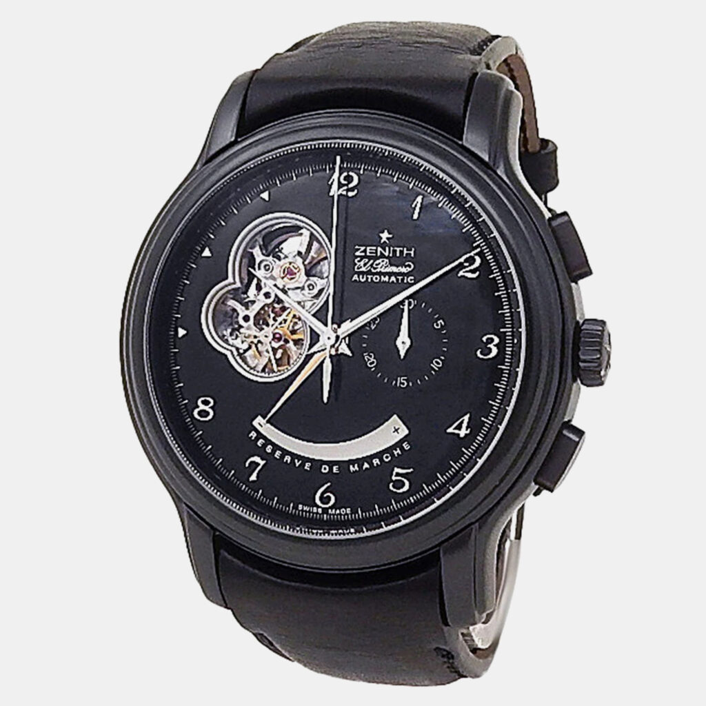 Zenith El Primero Chronomaster 03.1261.4021 Automatic Chronograph Black Dial Stainless Steel Men's Wristwatch 45mm Zenith El Primero Chronomaster 03.1261.4021 Automatic Chronograph Black Dial Stainless Steel Men's Wristwatch 45mm