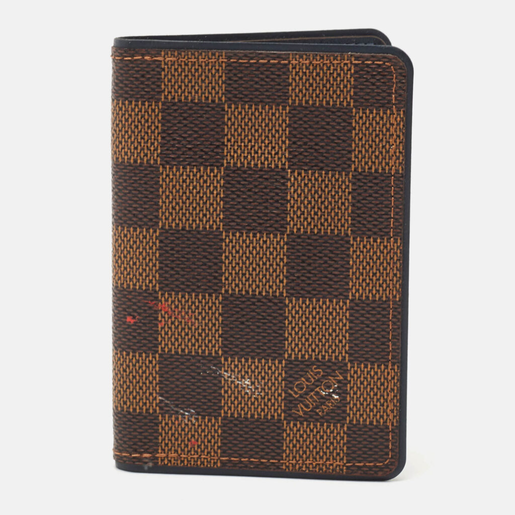 Louis Vuitton Blue Damier Ebene Canvas Pocket Organizer