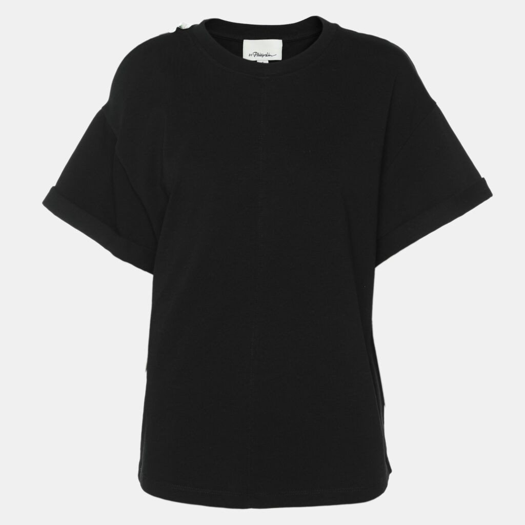 3.1 Phillip Lim Black Jersey Top S 3.1 Phillip Lim Black Jersey Top S