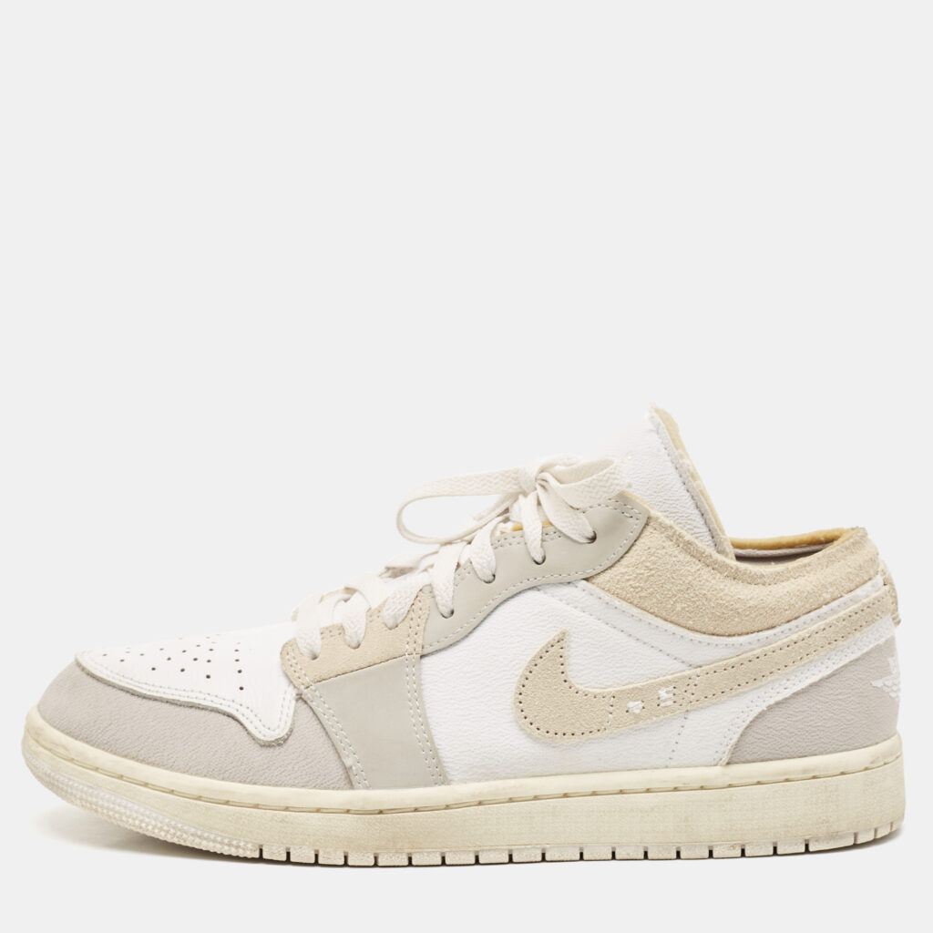 Air Jordans Multicolor Leather and Suede Jordan 1 Low SE Craft Inside Out Tech Grey Sneakers Size 40.5 Air Jordans Multicolor Leather and Suede Jordan 1 Low SE Craft Inside Out Tech Grey Sneakers Size 40.5