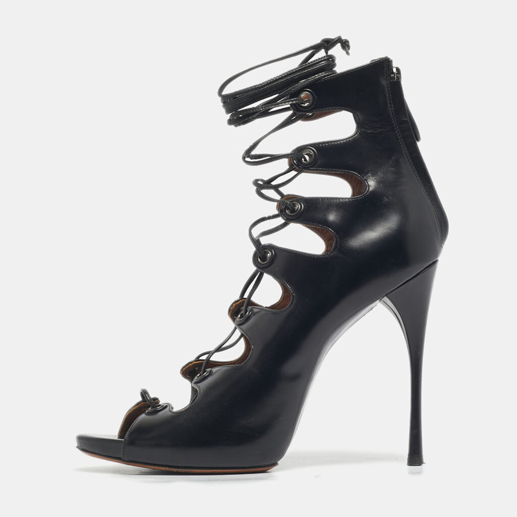 Alaia Black Leather Platform Gladiator Sandals Size 39 Alaia Black Leather Platform Gladiator Sandals Size 39