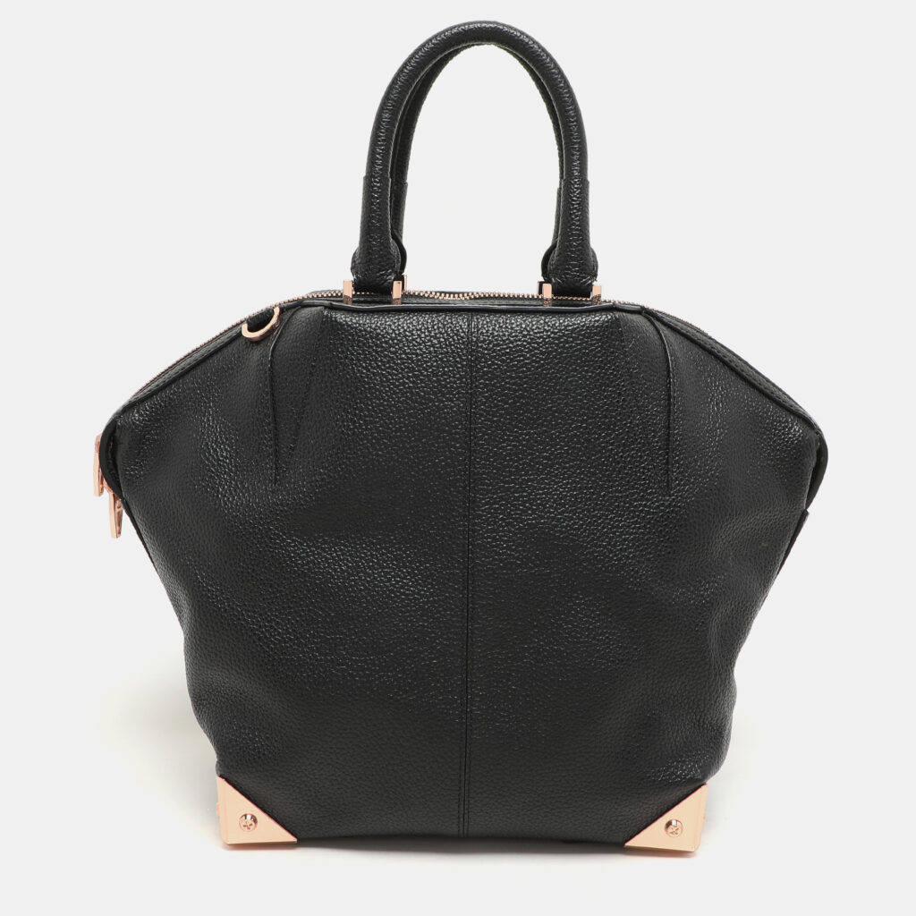 Alexander Wang Black Leather Emile Satchel
