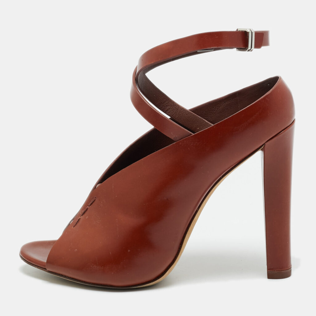 Alexander Wang Size 36.5 Brown Leather Ankle Wrap Pumps Alexander Wang Size 36.5 Brown Leather Ankle Wrap Pumps