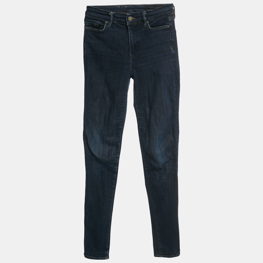 All Saints Navy Blue Denim Skinny Grace Jeans S/Waist 24" All Saints Navy Blue Denim Skinny Grace Jeans S/Waist 24"
