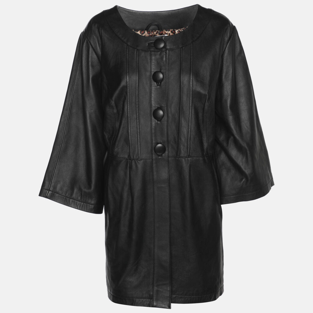 Anna Scholz Black Leather Jacket XL Anna Scholz Black Leather Jacket XL