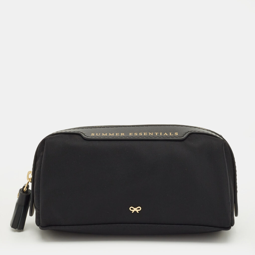Anya Hindmarch Black Nylon Girlie Stuff Pouch Anya Hindmarch Black Nylon Girlie Stuff Pouch