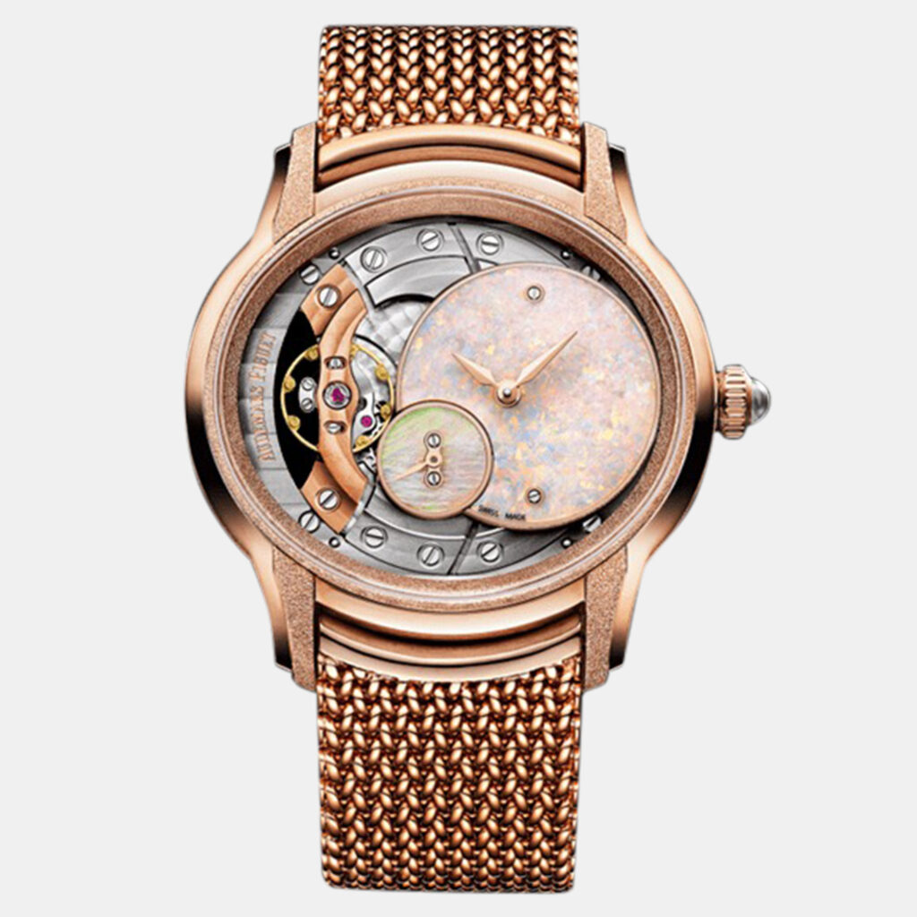 Audemars Piguet Millenary 77244OR.GG.1272OR.01 Manual Winding White 18k Rose Gold Women's Wristwatch 39.5 mm Audemars Piguet Millenary 77244OR.GG.1272OR.01 Manual Winding White 18k Rose Gold Women's Wristwatch 39.5 mm