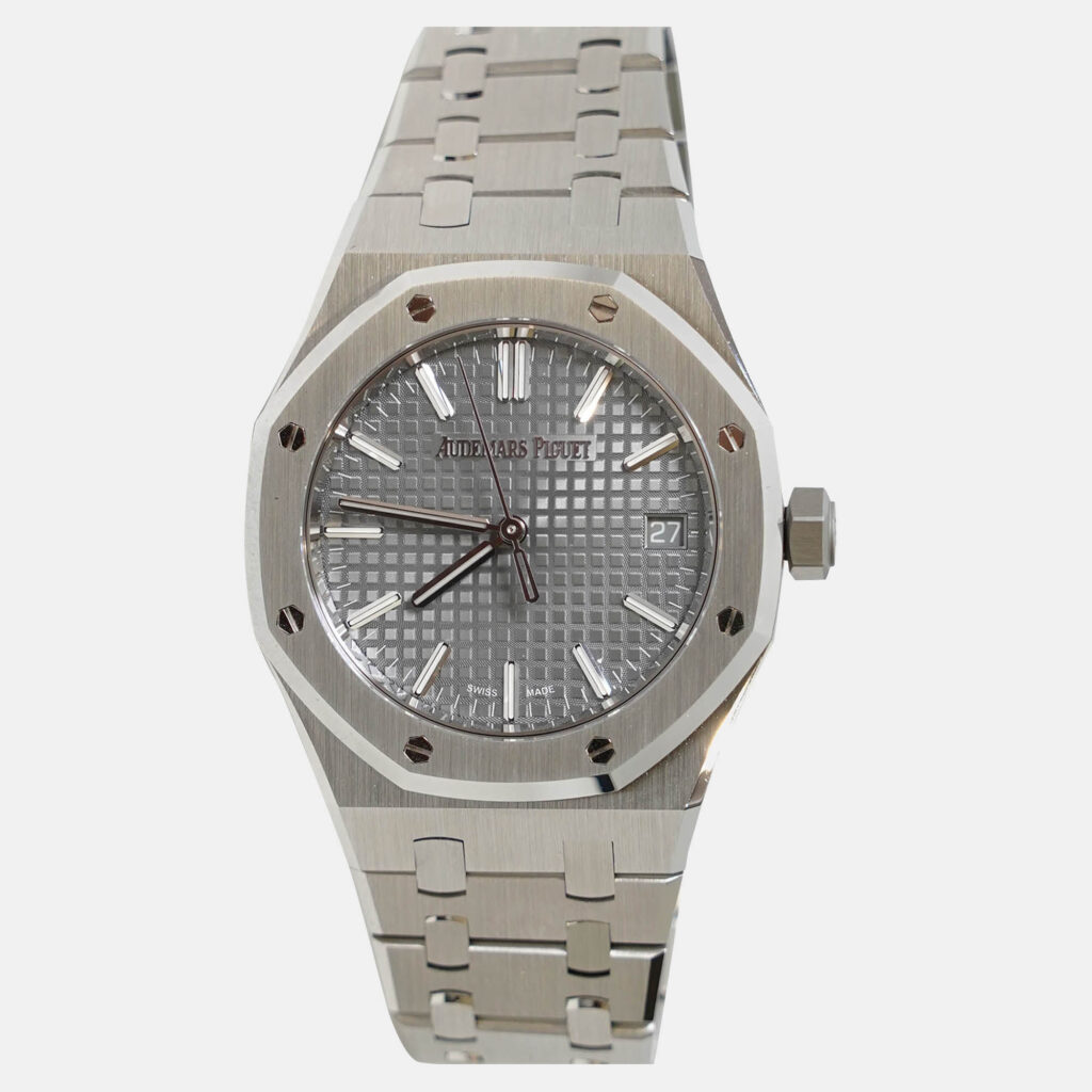 Audemars Piguet Royal Oak 15550ST.OO.1356ST.07 Automatic Grey Stainless Steel Women's Wristwatch 37 mm Audemars Piguet Royal Oak 15550ST.OO.1356ST.07 Automatic Grey Stainless Steel Women's Wristwatch 37 mm