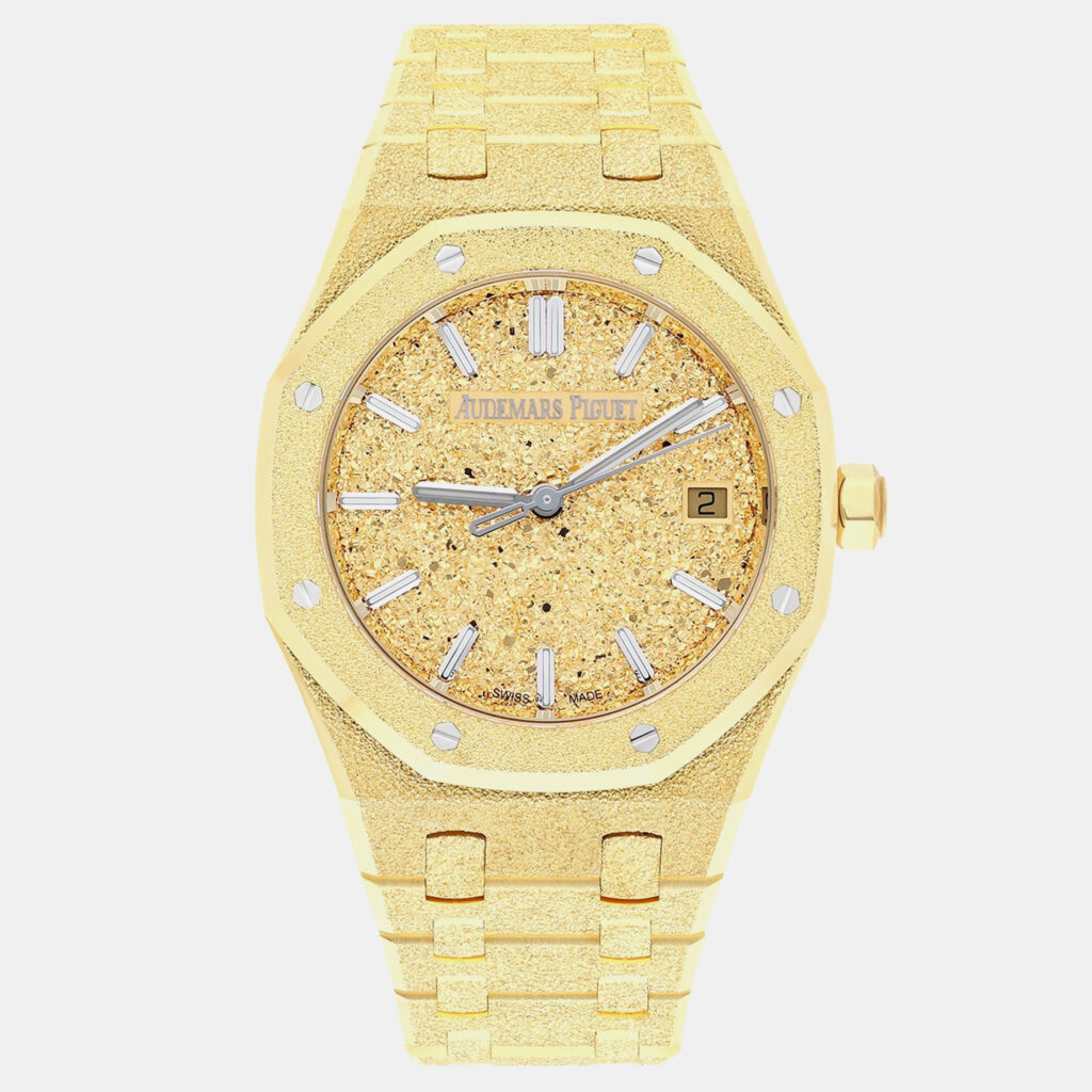 Audemars Piguet Royal Oak Frosted Gold 77450BA.GG.1361BA.01 Automatic Gold 18k yellow gold Women's Wristwatch 34 mm