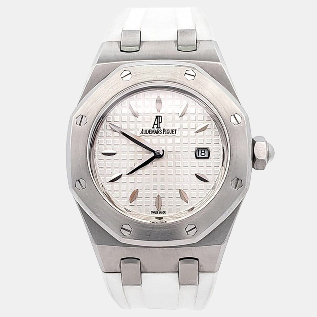 Audemars Piguet Royal Oak 67600ST Quartz Silver Stainless Steel Women's Wristwatch 33 mm