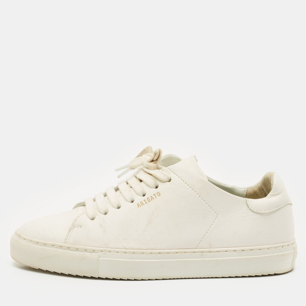 Axel Arigato White Leather Clean 90 Low Top Sneakers Size 38 Axel Arigato White Leather Clean 90 Low Top Sneakers Size 38
