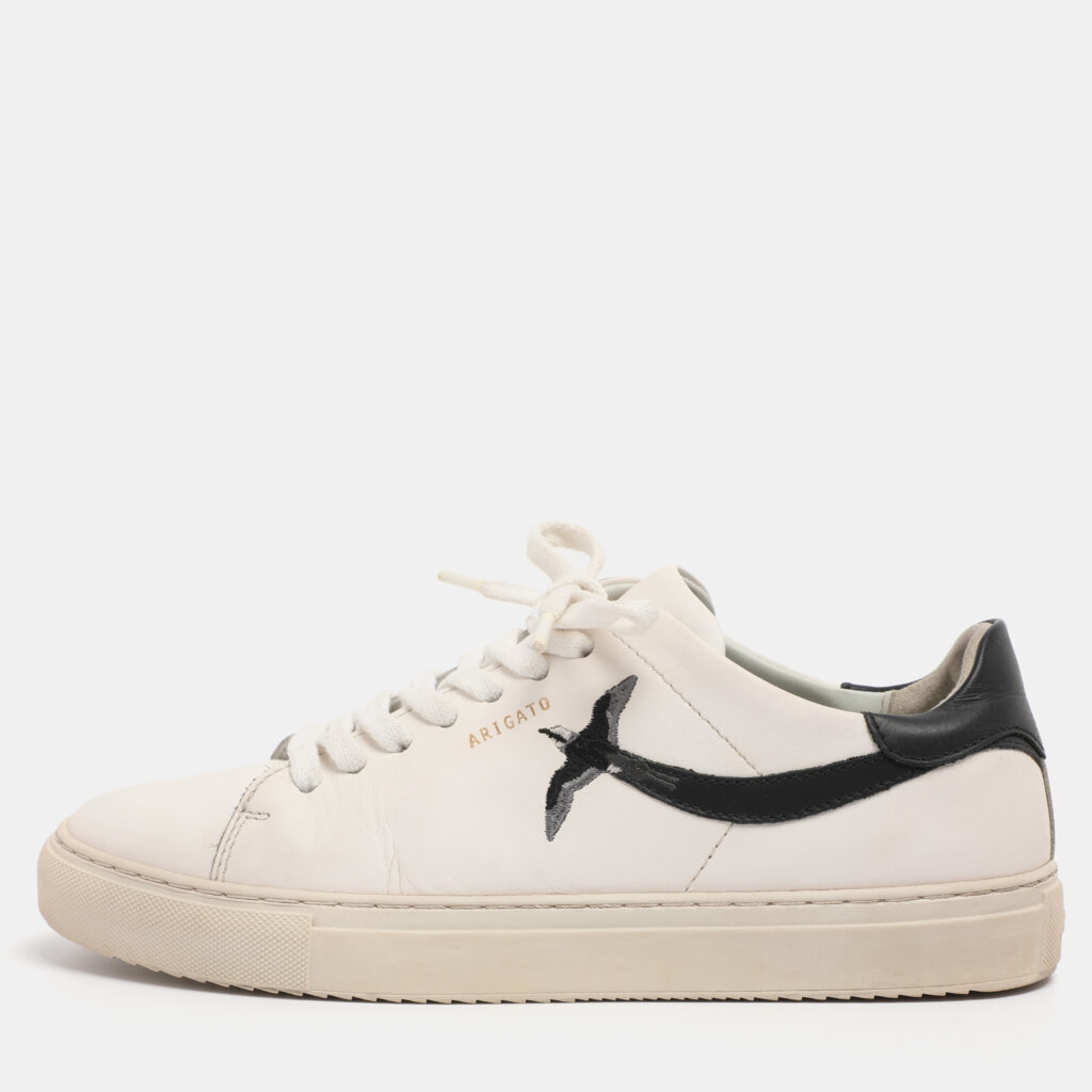Axel Arigato White Leather Clean 90 Bee Bird Low Top Sneakers Size 39 Axel Arigato White Leather Clean 90 Bee Bird Low Top Sneakers Size 39