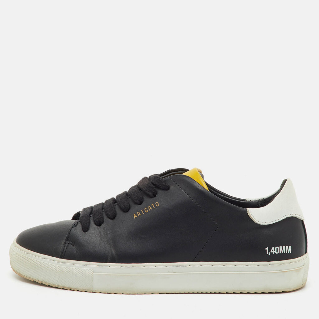 Axel Arigato Black/White Leather Clean 90 Low Top Sneakers Size 36 Axel Arigato Black/White Leather Clean 90 Low Top Sneakers Size 36