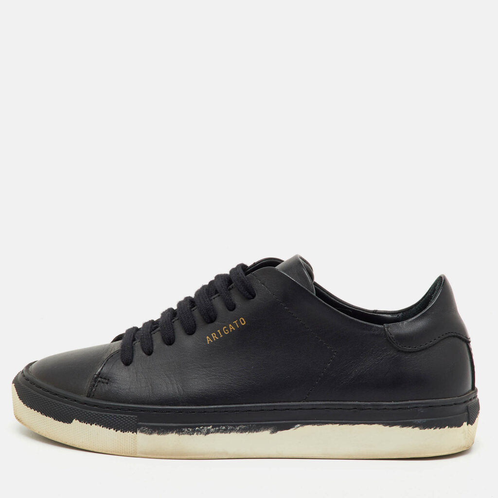 Axel Arigato Black Leather Clean 90 Low Top Sneakers Size 36 Axel Arigato Black Leather Clean 90 Low Top Sneakers Size 36