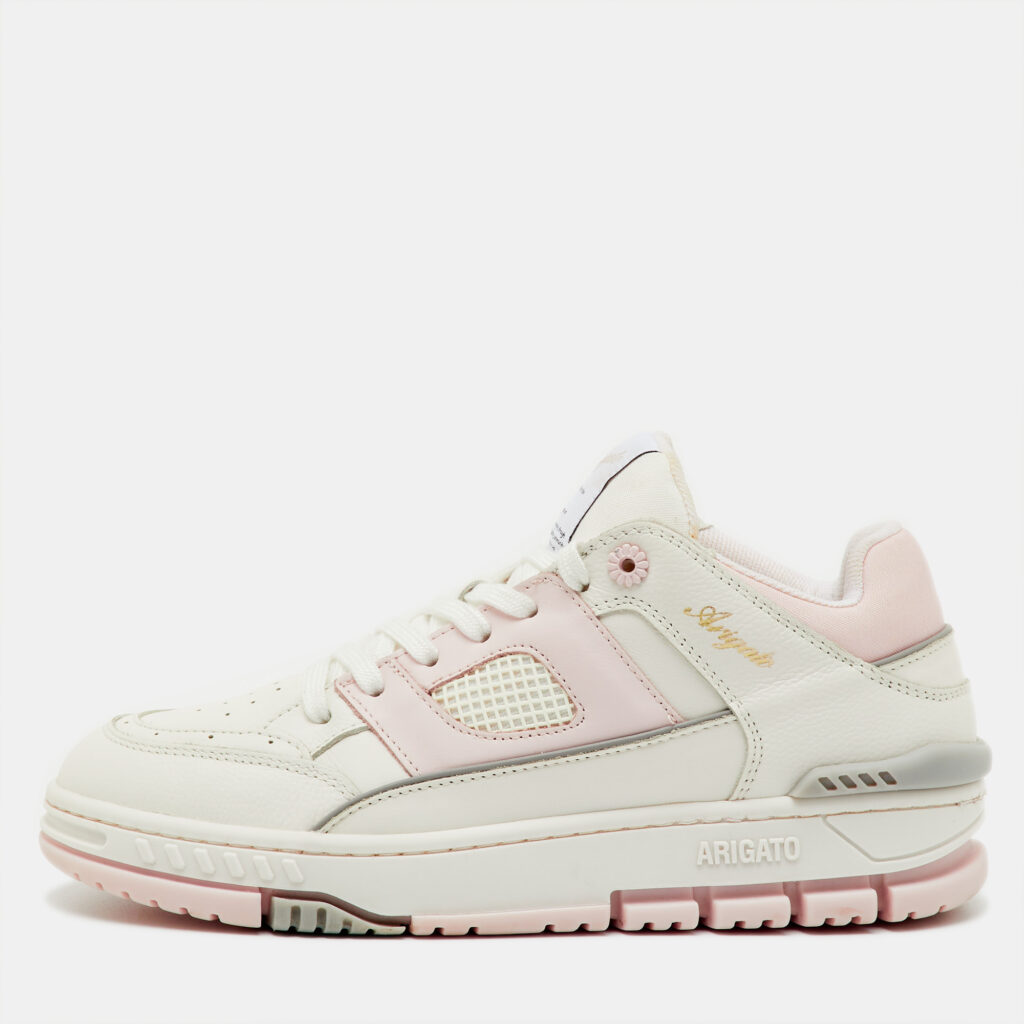 Axel Arigato White/Light Pink Leather Area Low Top Sneakers Size 40 Axel Arigato White/Light Pink Leather Area Low Top Sneakers Size 40