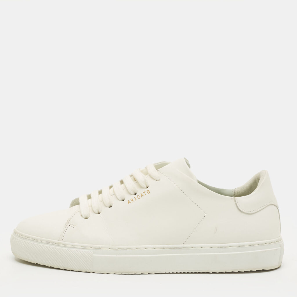 Axel Arigato Size 38 White Leather Lace Up Sneakers Axel Arigato Size 38 White Leather Lace Up Sneakers