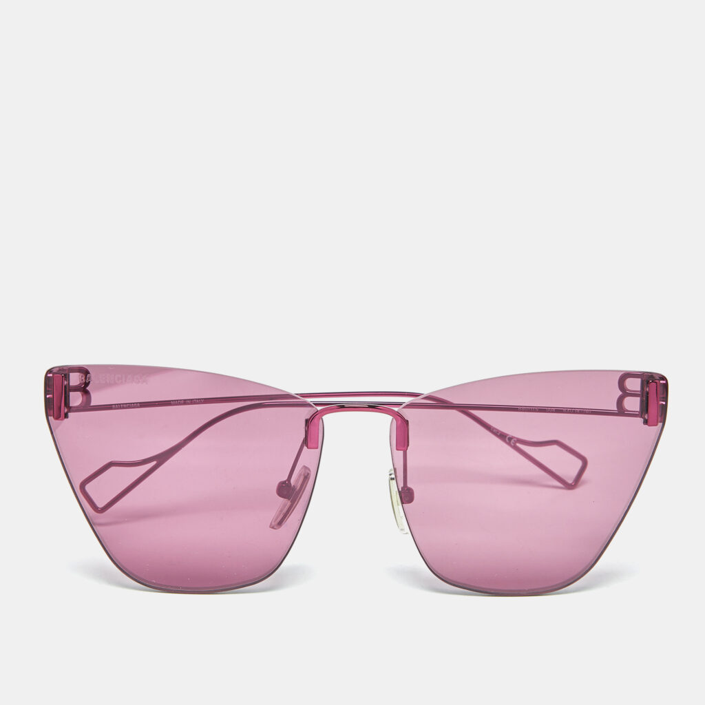 Balenciaga Magenta Pink BB0111S Butterfly Sunglasses Balenciaga Magenta Pink BB0111S Butterfly Sunglasses
