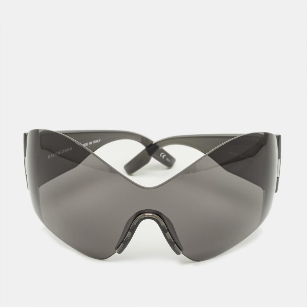 Balenciaga Black BB0180S Shield Sunglasses Balenciaga Black BB0180S Shield Sunglasses