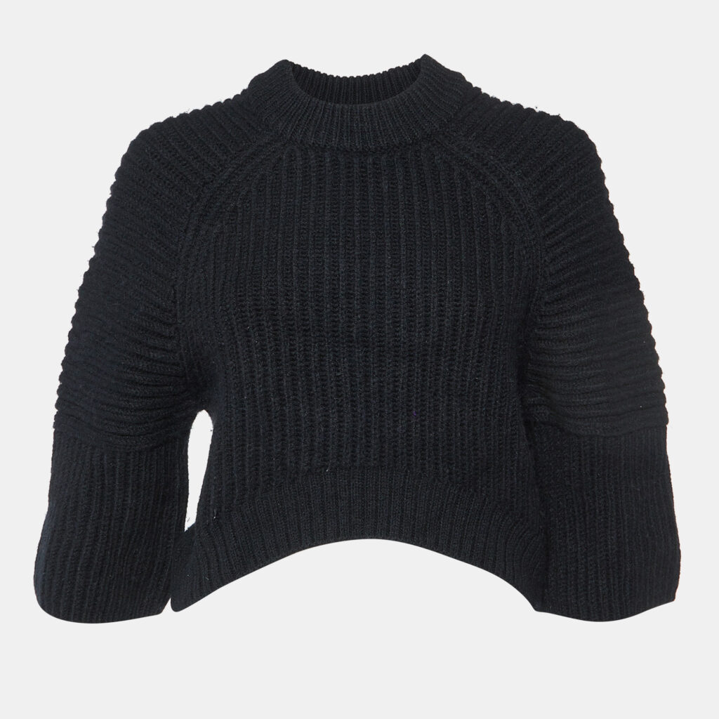Balenciaga Black Wool Blend Jumper S