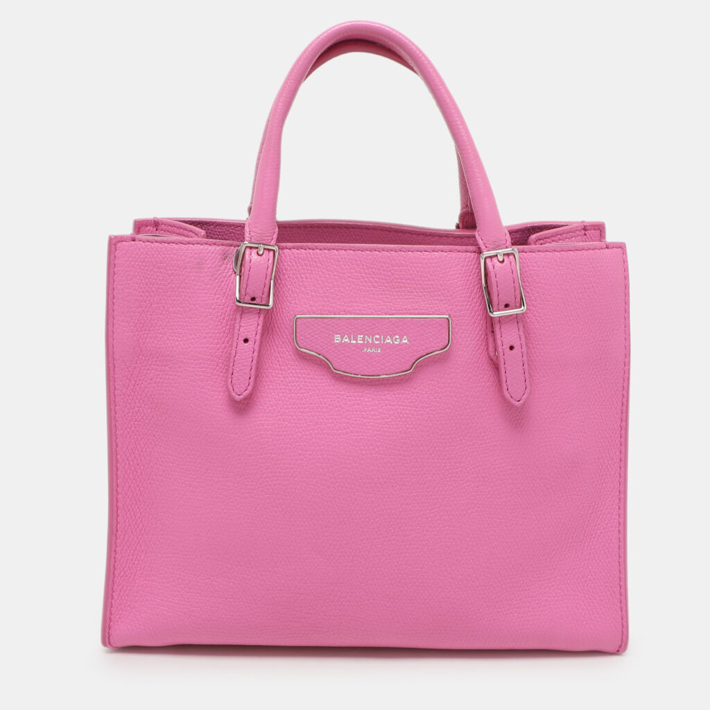 Balenciaga Pink Leather Mini Metallic Edge Papier A4 Tote Balenciaga Pink Leather Mini Metallic Edge Papier A4 Tote