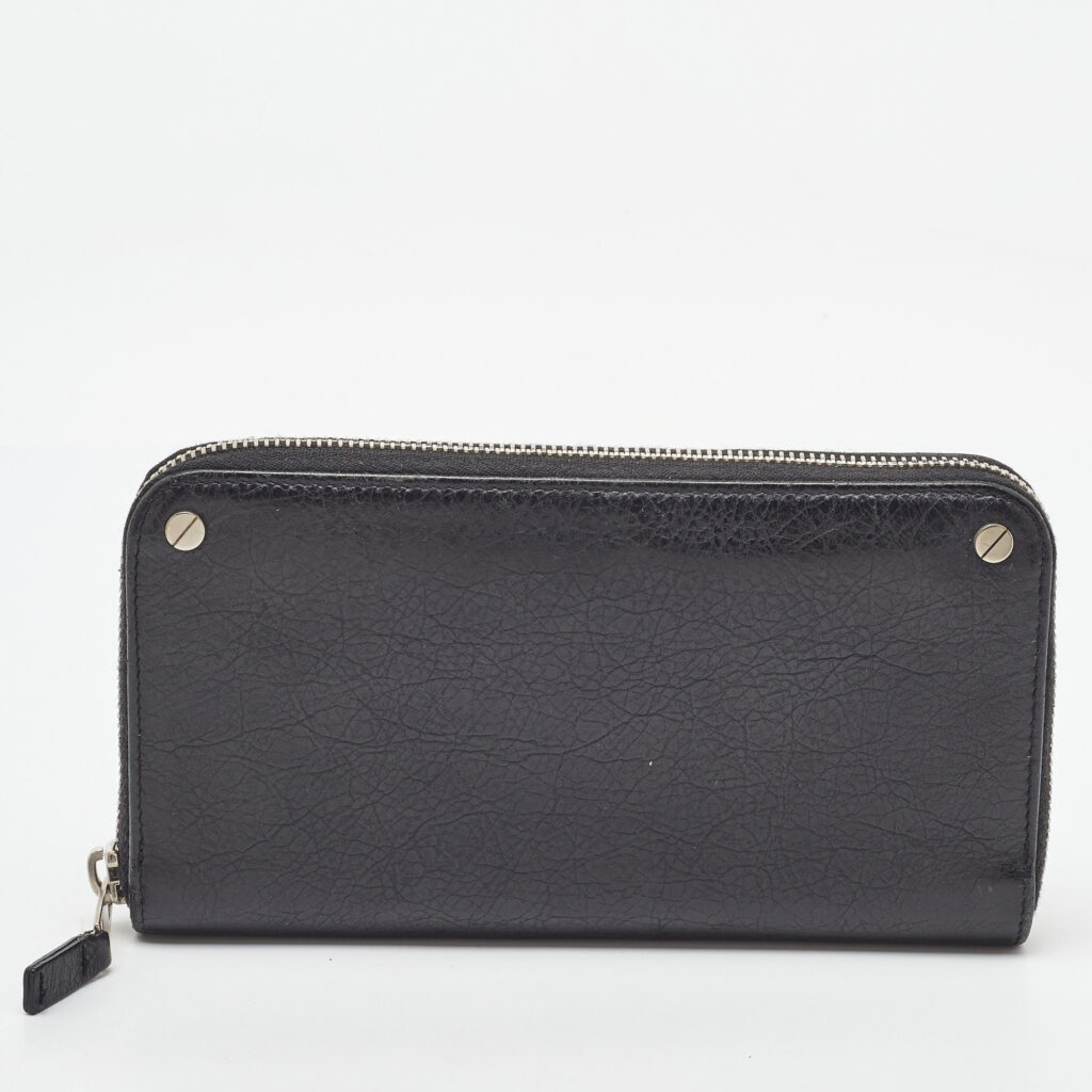 Balenciaga Black Leather Zip Around Wallet Balenciaga Black Leather Zip Around Wallet