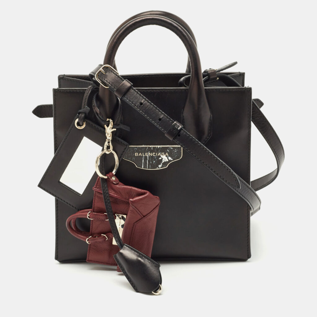 Balenciaga Black Leather Mini All Afternoon Tote Balenciaga Black Leather Mini All Afternoon Tote
