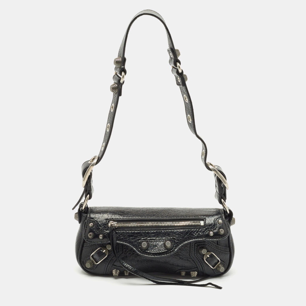 Balenciaga Black Leather XS Le Cagole Sling Bag