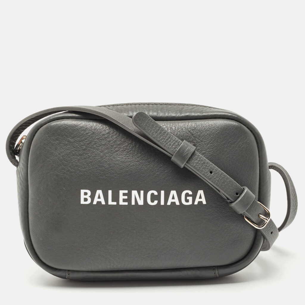 Balenciaga Grey Leather XS Everyday Camera Bag Balenciaga Grey Leather XS Everyday Camera Bag