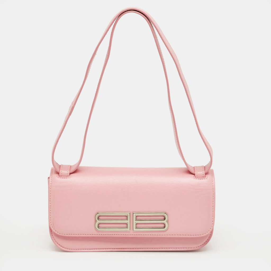 Balenciaga Pink Leather Small Gossip Shoulder Bag Balenciaga Pink Leather Small Gossip Shoulder Bag