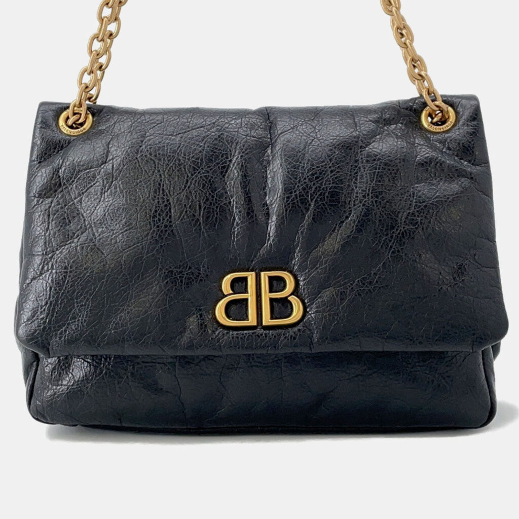 Balenciaga Monaco Chain shoulder Black Leather Balenciaga Monaco Chain shoulder Black Leather