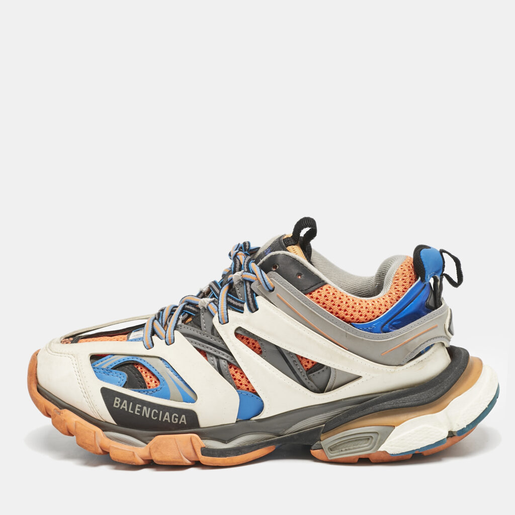 Balenciaga Multicolor Mesh And Synthetic Leather Track 2 Low Top Sneakers Size 39 Balenciaga Multicolor Mesh And Synthetic Leather Track 2 Low Top Sneakers Size 39