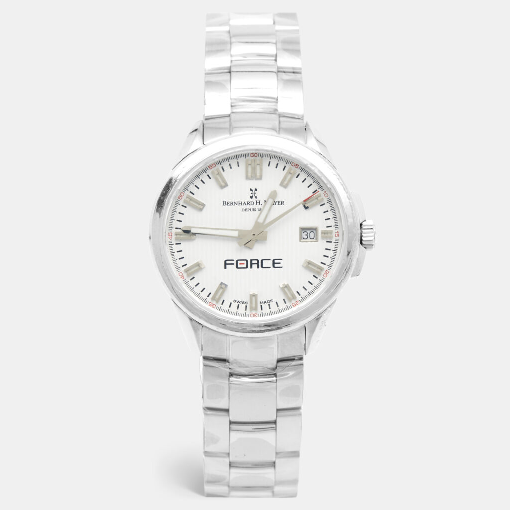 Bernhard H. Mayer Force Quantum 41701.623.1 White Dial Stainless Steel Women's Wristwatch 35 mm Bernhard H. Mayer Force Quantum 41701.623.1 White Dial Stainless Steel Women's Wristwatch 35 mm