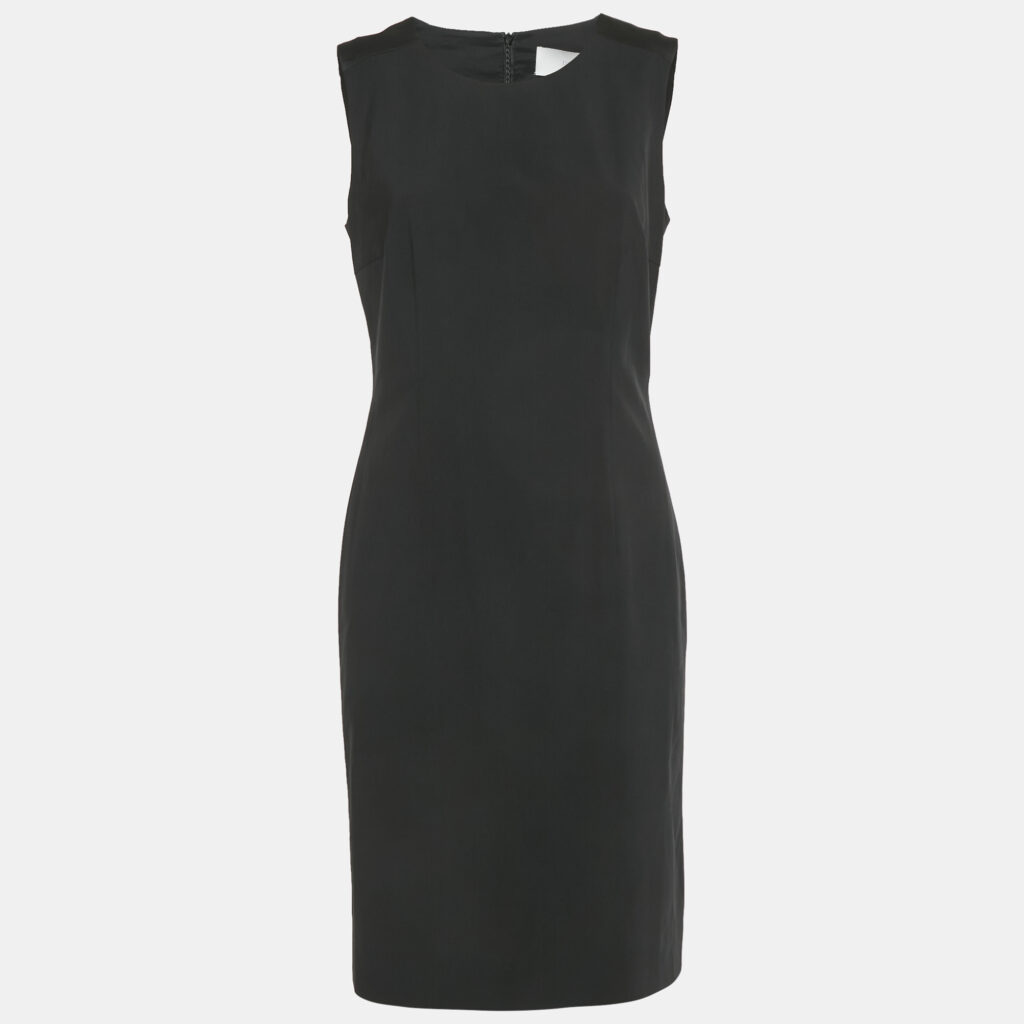 luxury-women-boss-by-hugo-boss-new-clothes-p1247555-008-1.jpg Boss By Hugo Boss Black Wool Sheath Dress M