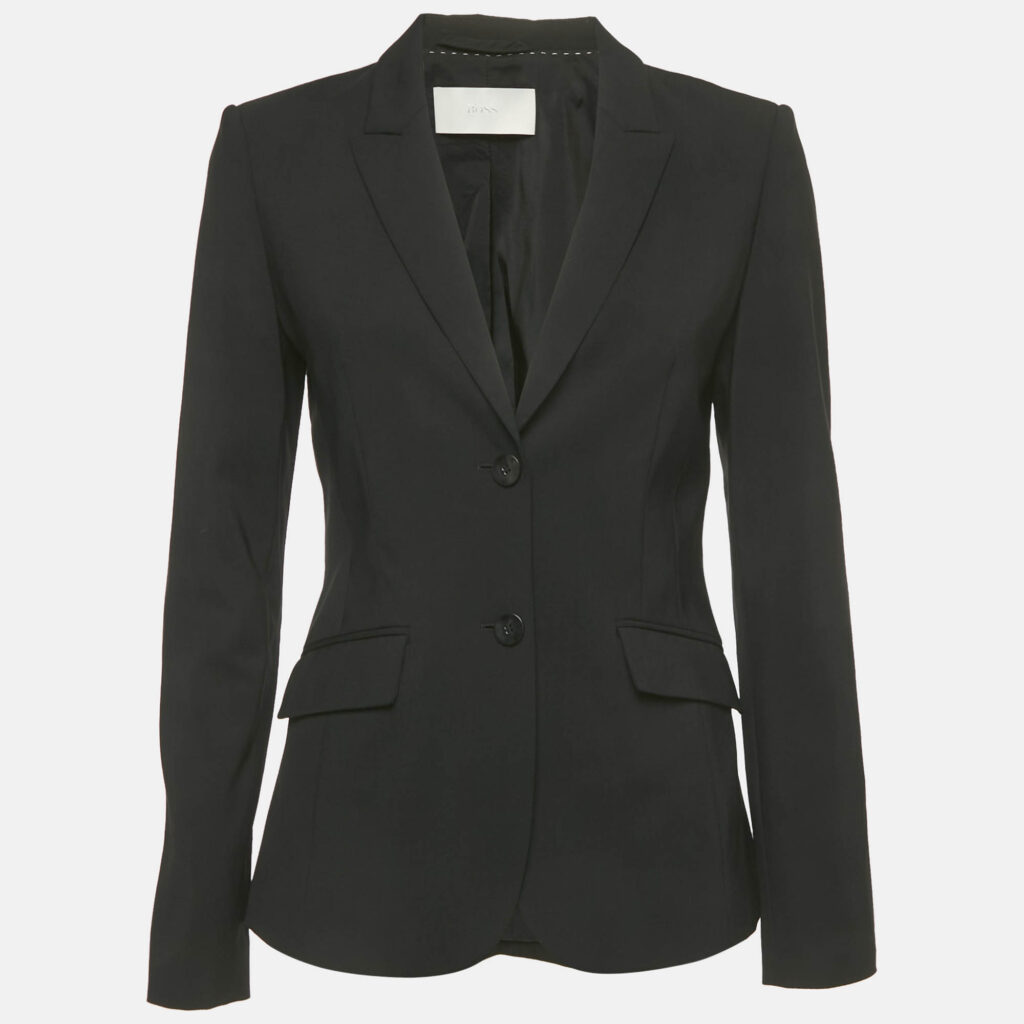 Boss By Hugo Boss Black Wool Julea Blazer S