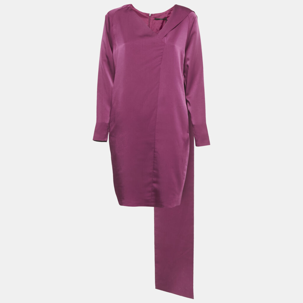 luxury-women-boss-by-hugo-boss-used-clothes-p1224392-001.jpg Boss By Hugo Boss Pink Satin Mini Dress S