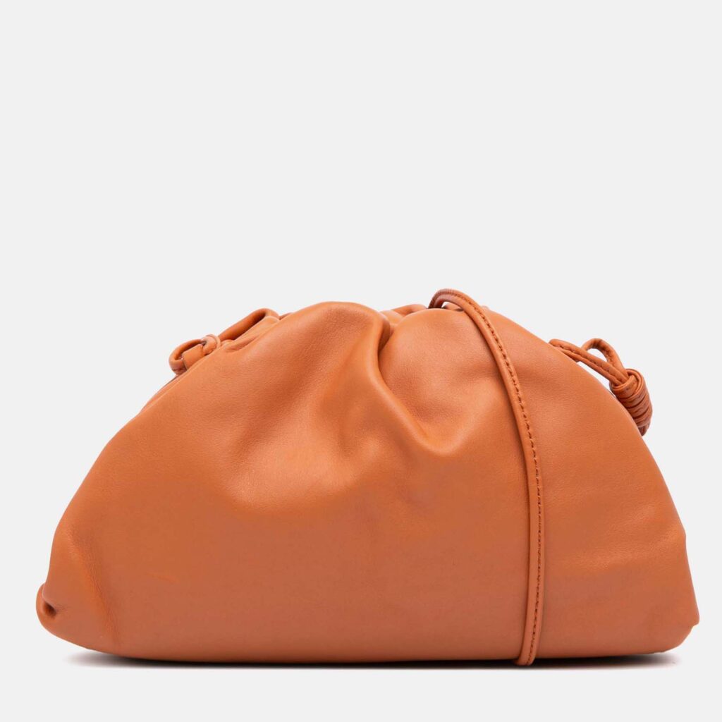 Bottega Veneta Brown Lambskin The Mini Pouch Bottega Veneta Brown Lambskin The Mini Pouch