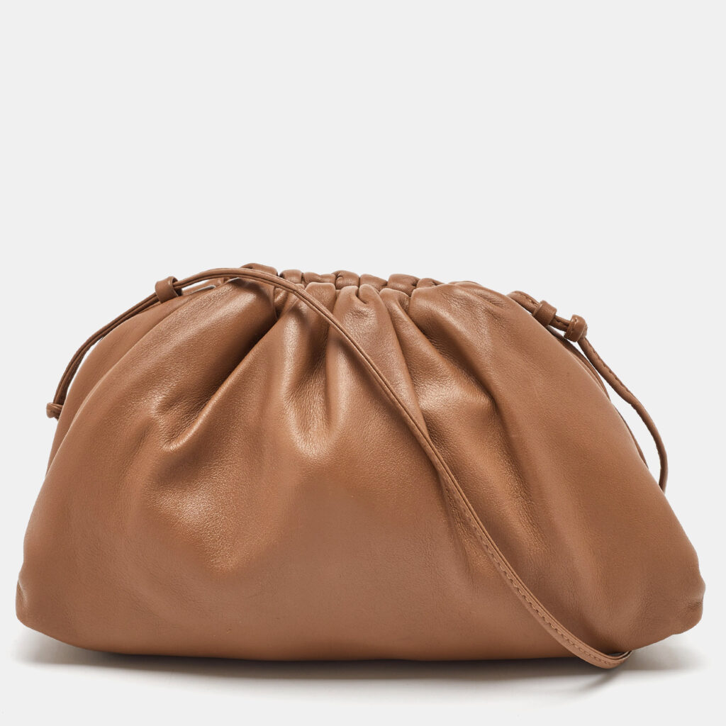 Bottega Veneta Brown Leather The Mini Pouch Bag Bottega Veneta Brown Leather The Mini Pouch Bag