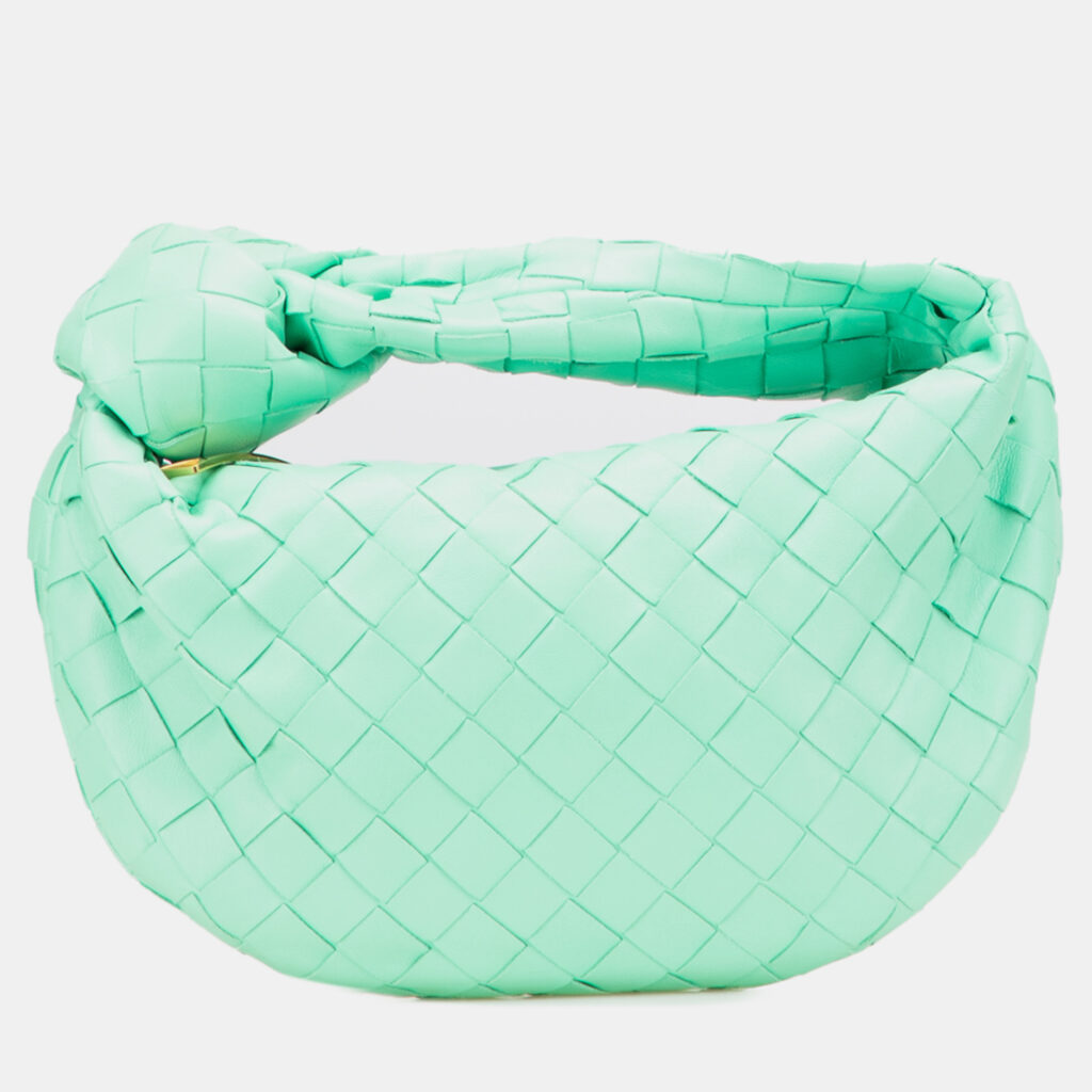 Bottega Veneta Green Mini Nappa Intrecciato Jodie Bottega Veneta Green Mini Nappa Intrecciato Jodie