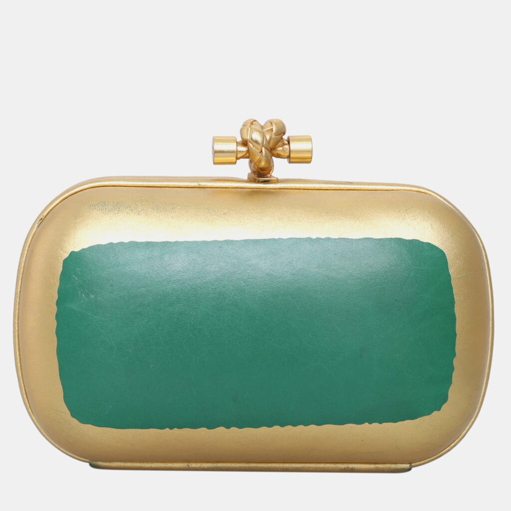 Bottega Veneta Leather Knot Clutch Bottega Veneta Leather Knot Clutch
