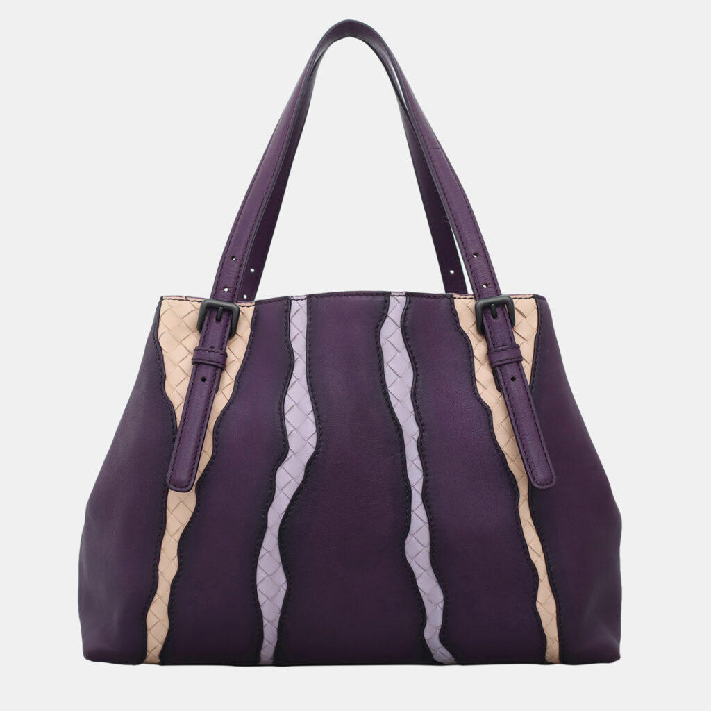 Bottega Veneta Monalisa Intrecciato Leather Tote Bag Bottega Veneta Monalisa Intrecciato Leather Tote Bag