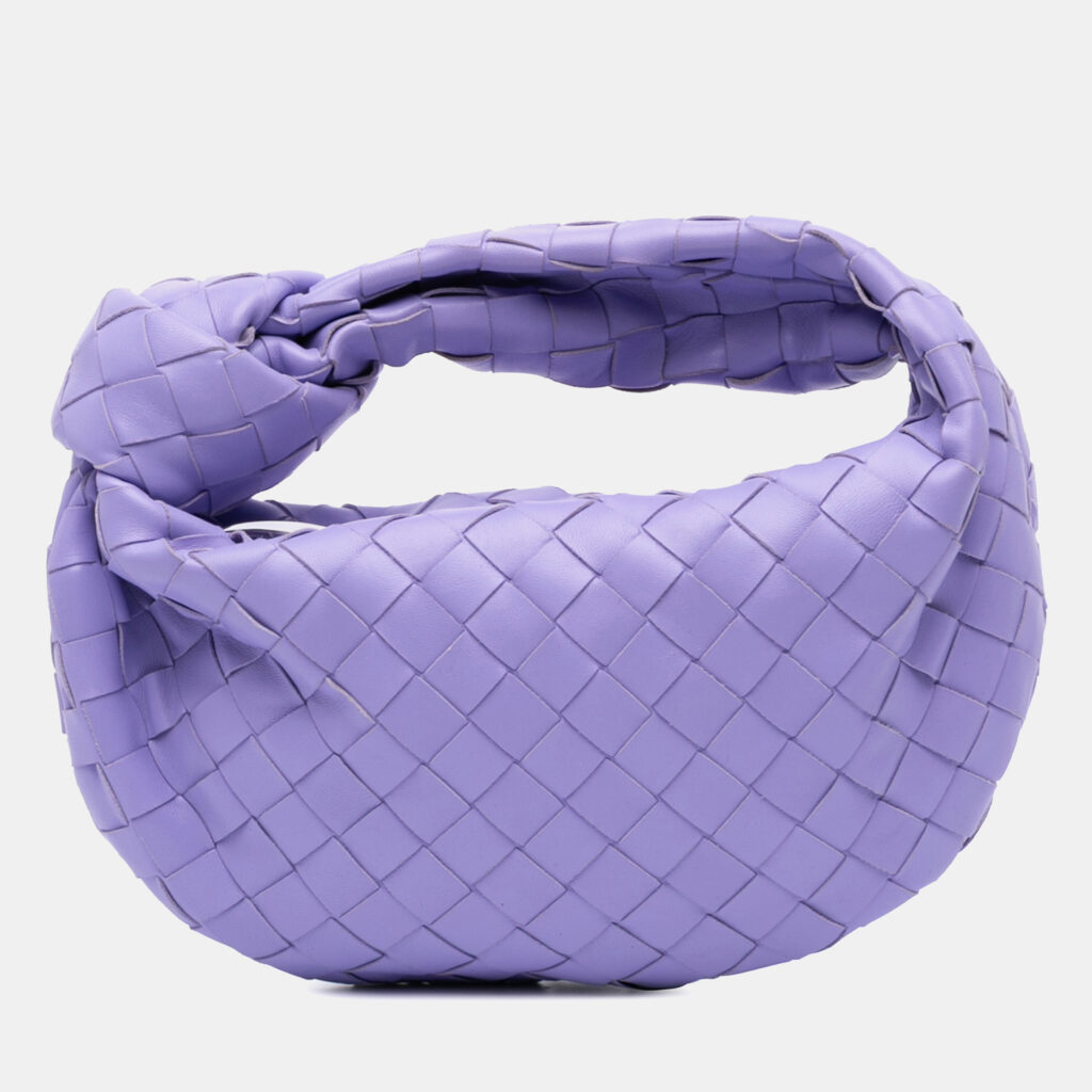 Bottega Veneta Purple Mini Nappa Intrecciato Jodie Bottega Veneta Purple Mini Nappa Intrecciato Jodie