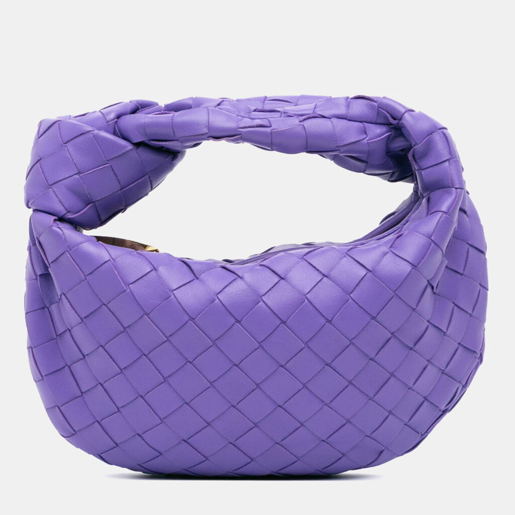 Bottega Veneta Purple Mini Nappa Intrecciato Jodie Bottega Veneta Purple Mini Nappa Intrecciato Jodie