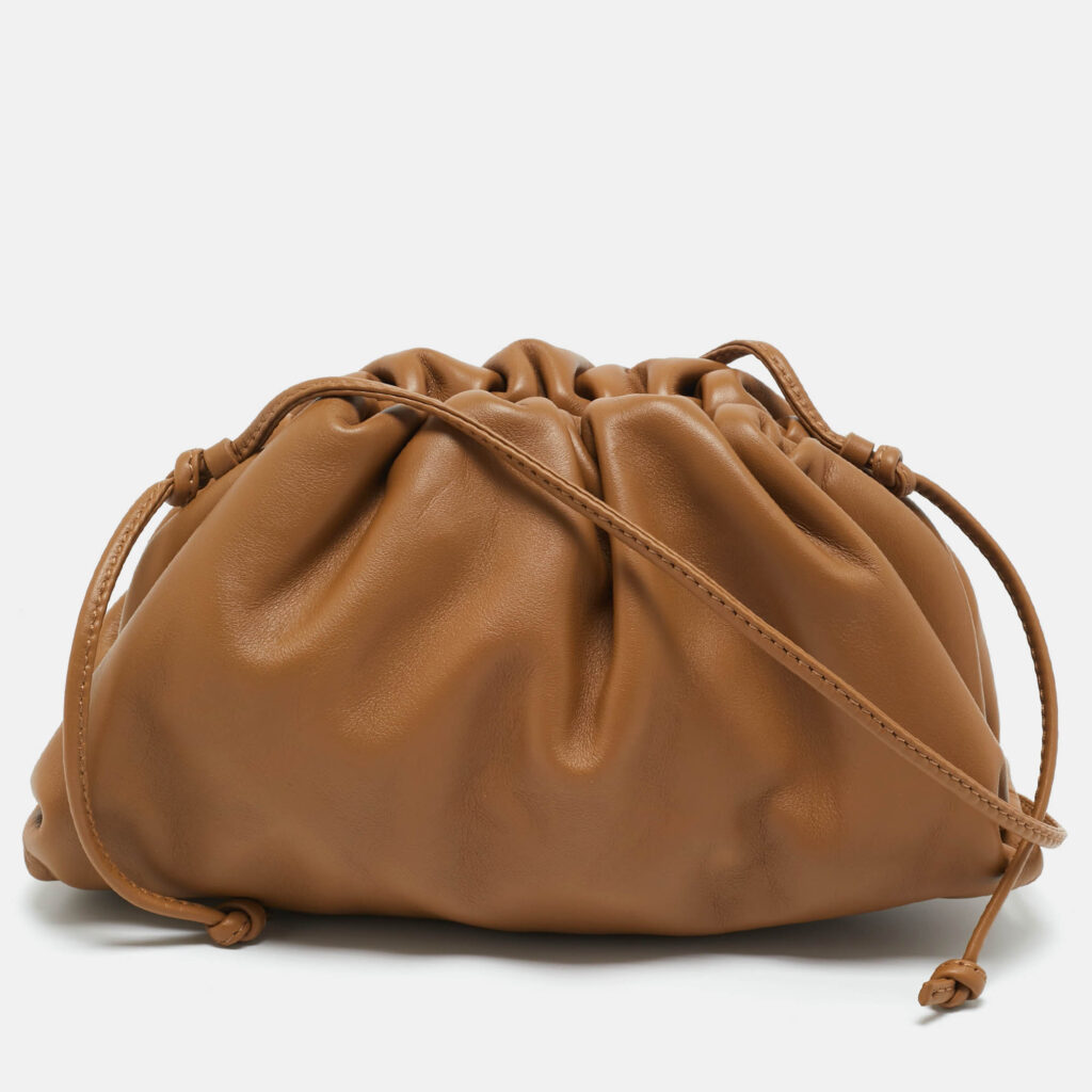 Bottega Veneta Brown Leather The Mini Pouch Bag Bottega Veneta Brown Leather The Mini Pouch Bag