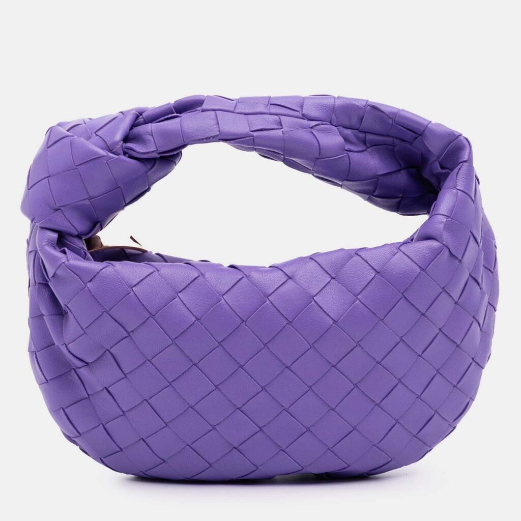 Bottega Veneta Purple Mini Nappa Intrecciato Jodie Bottega Veneta Purple Mini Nappa Intrecciato Jodie