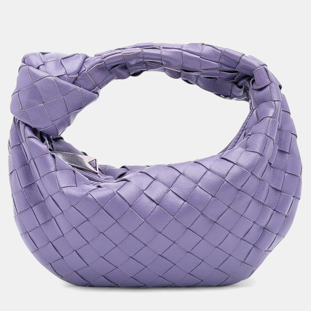 Bottega Veneta Purple Mini Nappa Intrecciato Jodie